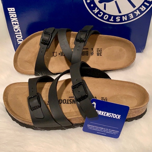 BIRKENSTOCK NEW! Salina Black Sandals 38 - Picture 2 of 7